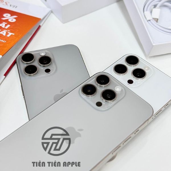 iPhone 15 Pro Max 256GB Titan Tự nhiên iPhone 15 Pro Max 256GB Titan Tự nhiên