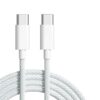 Cáp sạc type C 2 đầu dù 15 zin hãng